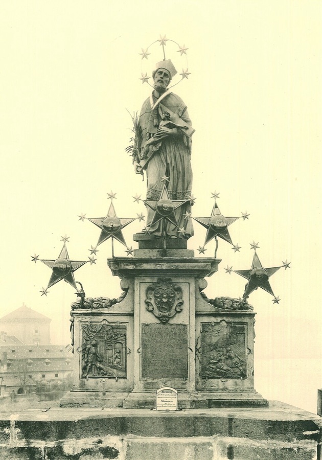 Sv. Jan Nepomucký na Karlově mostě (Brokoff, 1683)