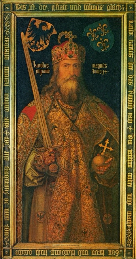 Karel Veliký podle Dürera (asi 1512)