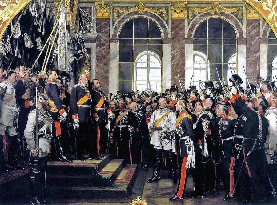 Vyhlášení Německého císařství (18. 1. 1871)