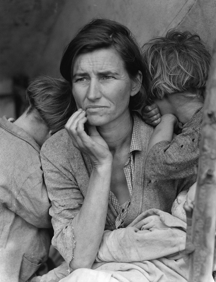 Migrující matka (Dorothea Langeová, 1936)