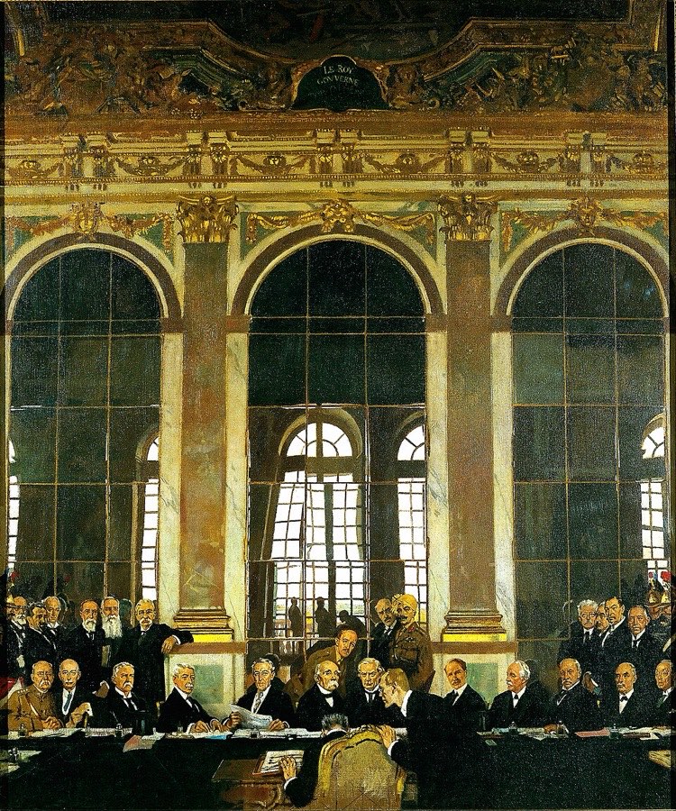 Podpis Versailleské smlouvy (28. 6. 1919)